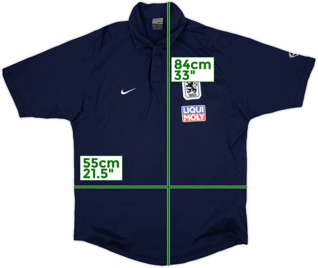 2002-03 1860 Munich Nike Polo Shirt - 7/10 - (L)