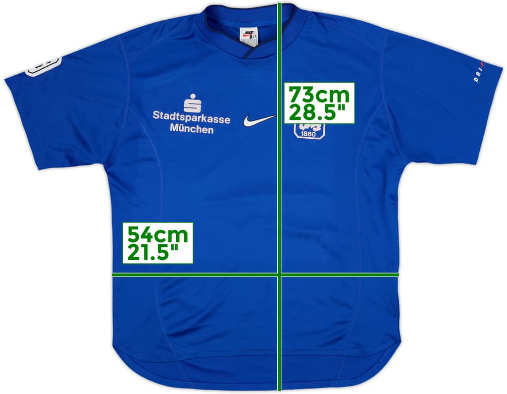 1997-98 1860 Munich Player Issue Nike Training Shirt - 8/10 - (L)