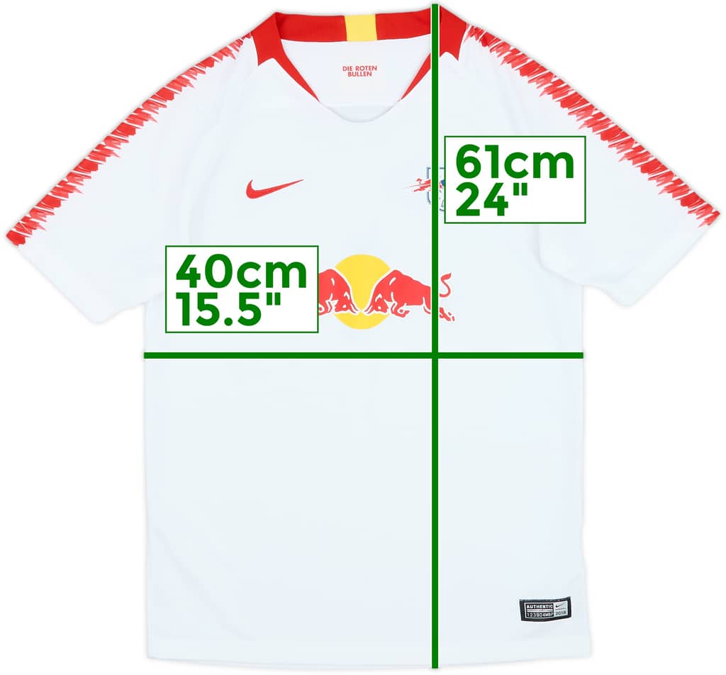 2018-19 RB Leipzig Home Shirt - 9/10 - (L.Boys)