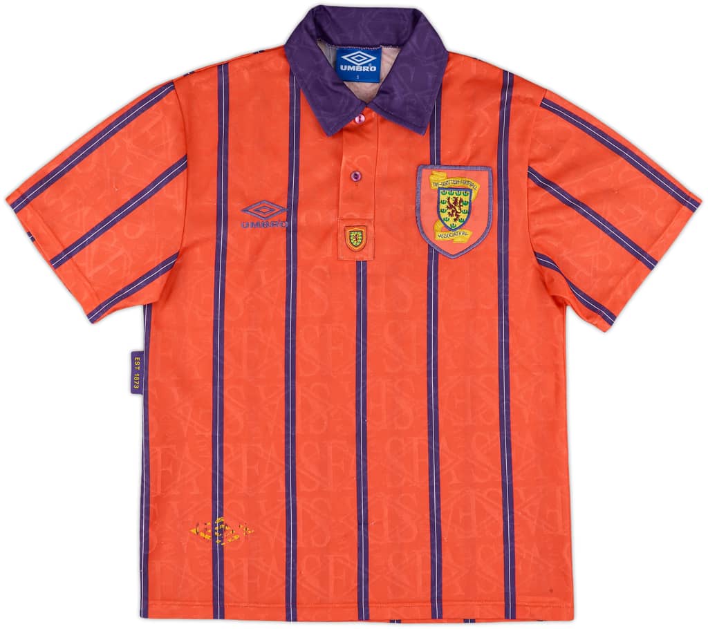 1993-95 Scotland Away Shirt - 8/10 - (S)