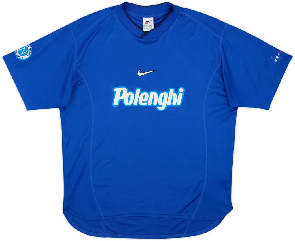 1997-98 Napoli Nike Player Issue Training Shirt - 7/10 - (L)