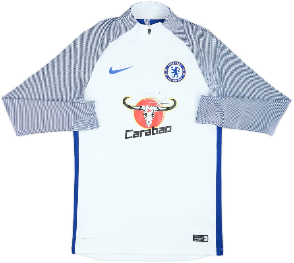 2017-18 Chelsea Player Issue Nike Aeroswift 1/4 Zip Training Top - 8/10 - (S)