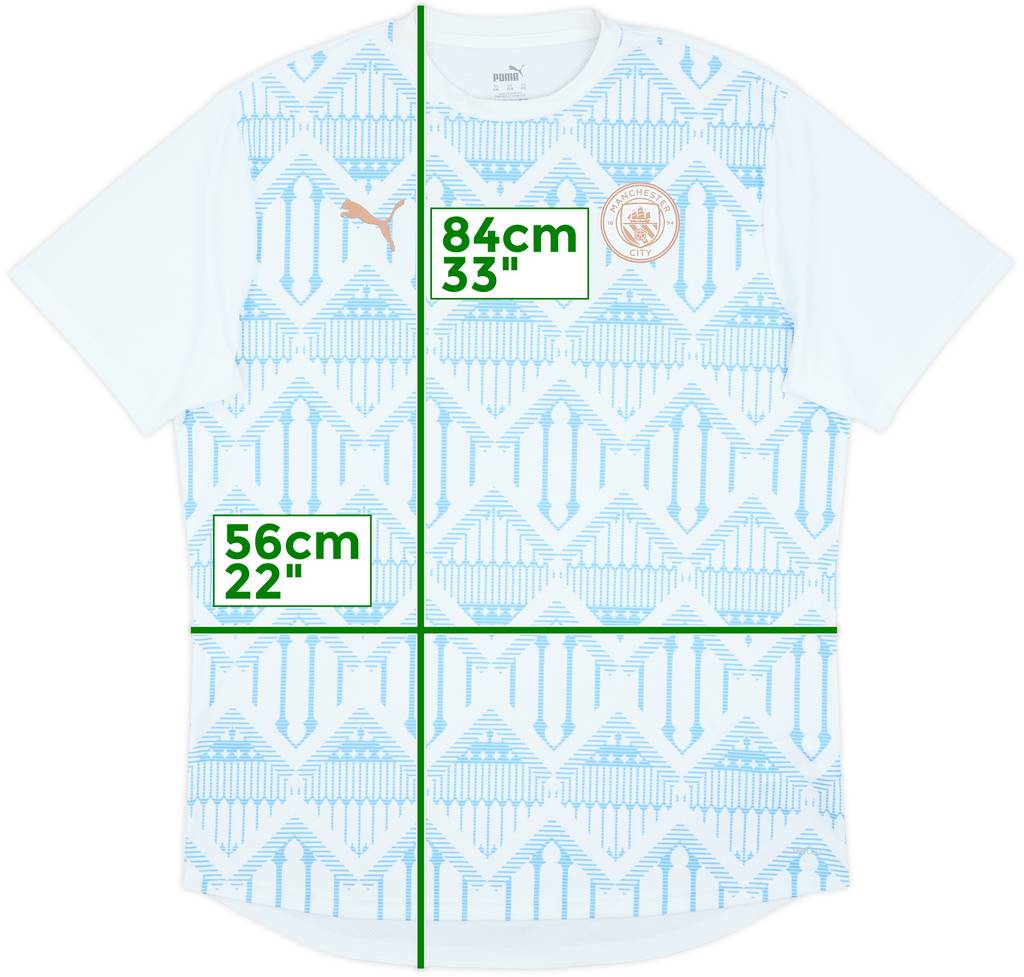 2019-20 Manchester City Puma Training Shirt - 8/10 - (XXL)