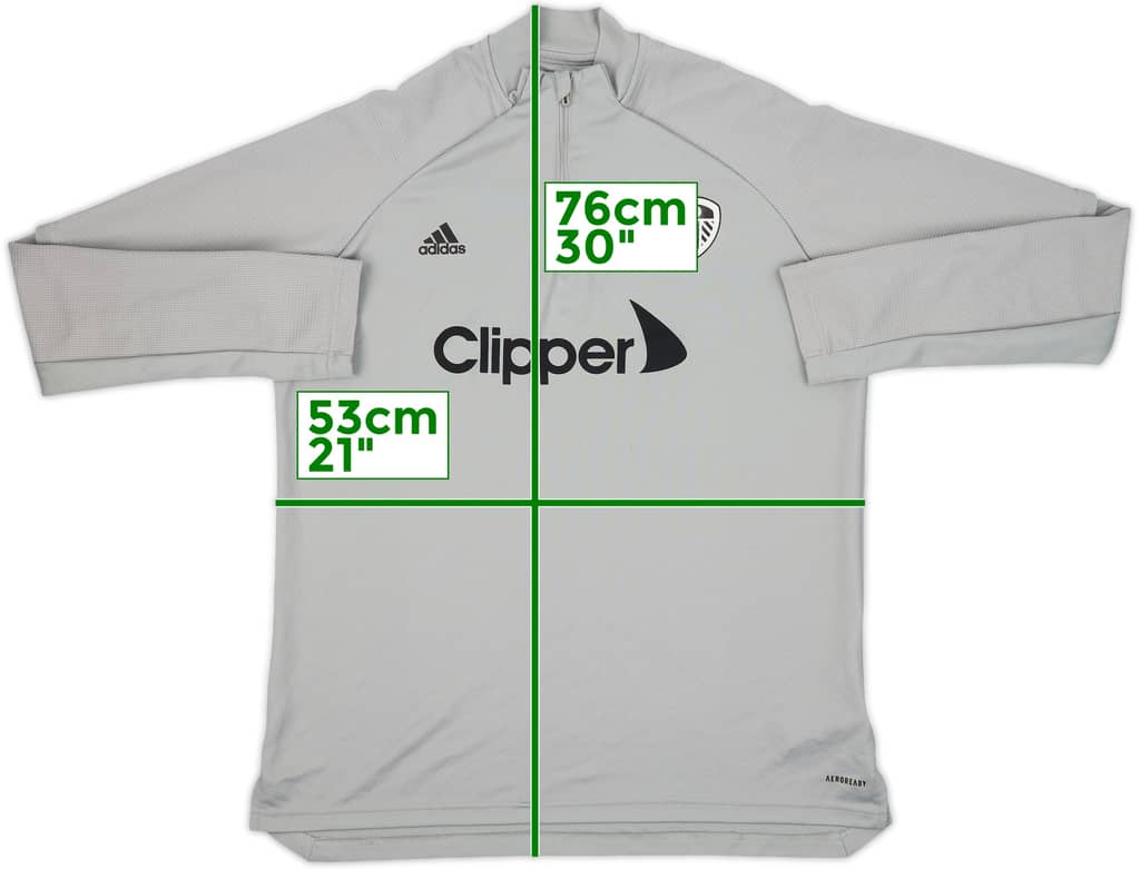 2020-21 Leeds adidas 1/4 Zip Drill Top - 9/10 - (Women's XL)
