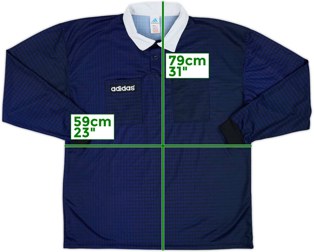 1990s adidas Refreee L/S Shirt - 9/10 - (XL)