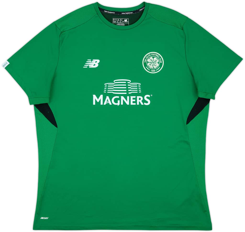 2017-18 Celtic New Balance Training Shirt - 8/10 - (XXL)