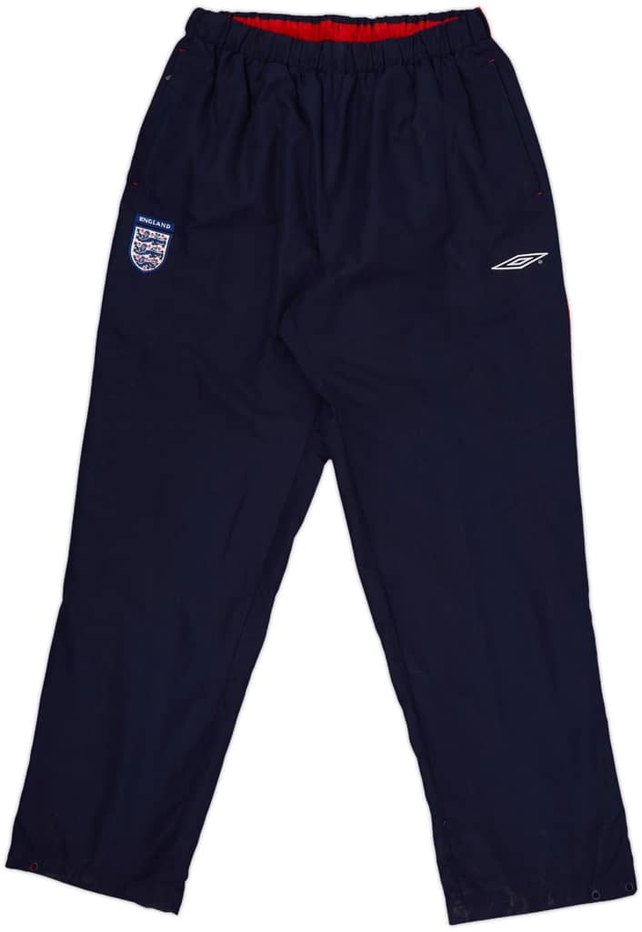 2000-02 England Umbro Track Pants/Bottoms - 8/10 - (XL)