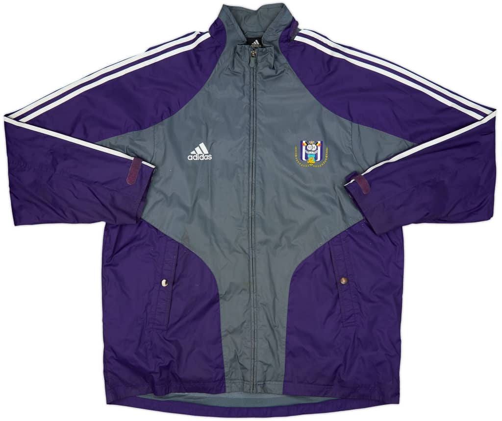 2004-05 Anderlecht adidas Track Jacket - 8/10 - (XL)