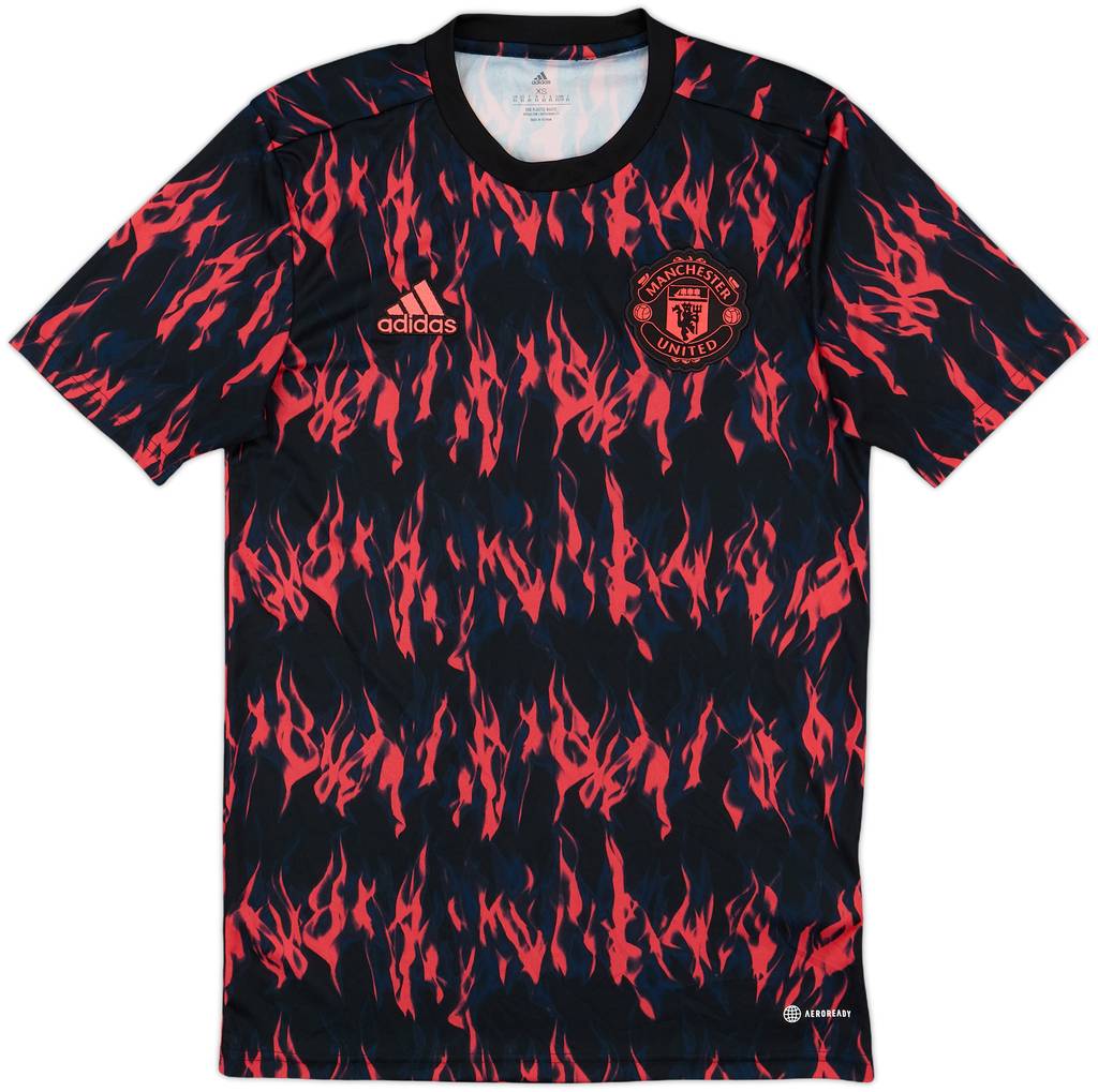 2021-22 Manchester United adidas Training Shirt - 10/10 - (XS)