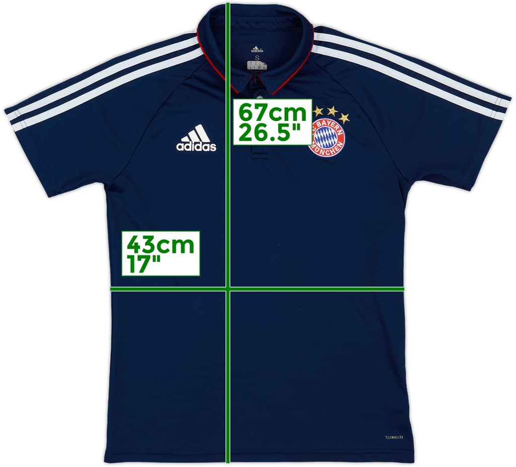 2017-18 Bayern Munich adidas Polo Shirt - 7/10 - (S)
