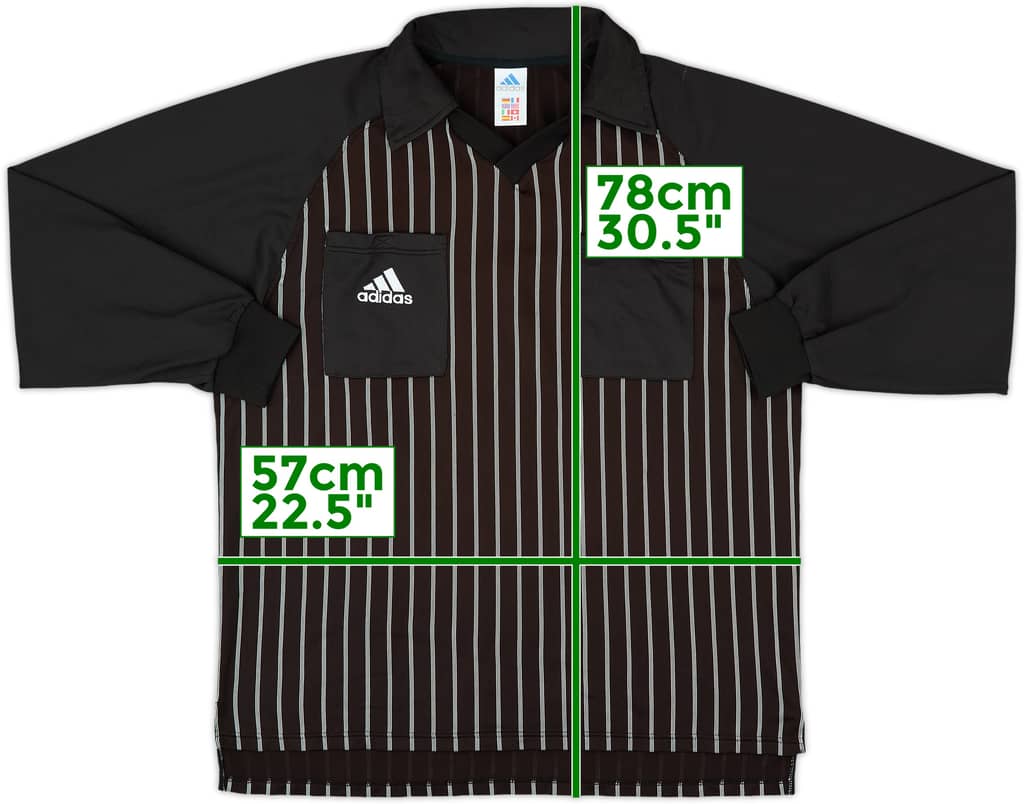 1999-00 adidas Referee L/S Shirt - 9/10 - (L)