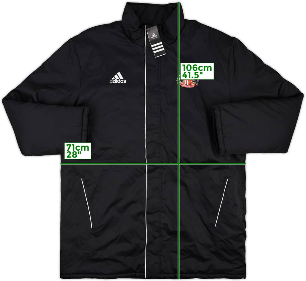 2013-14 Sunderland adidas Padded Bench Coat (XL)
