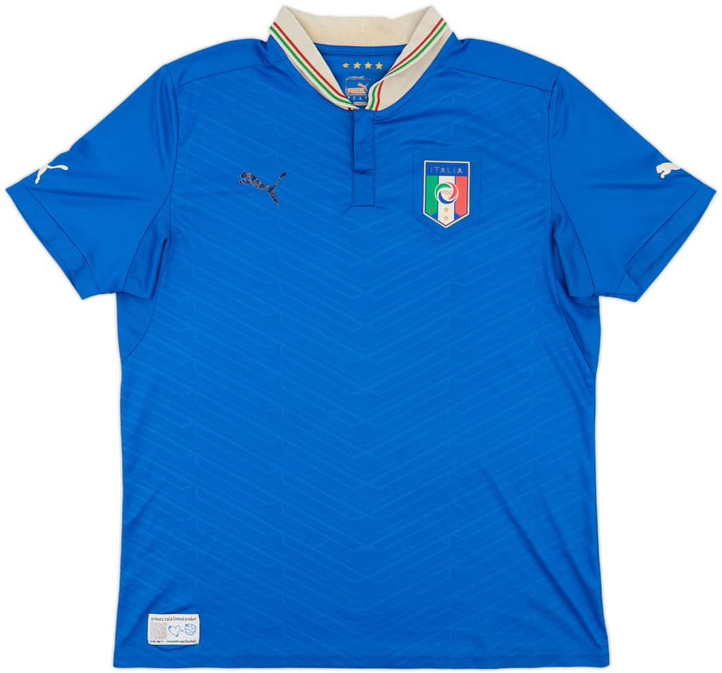 2012-13 Italy Home Shirt - 4/10 - (XL)