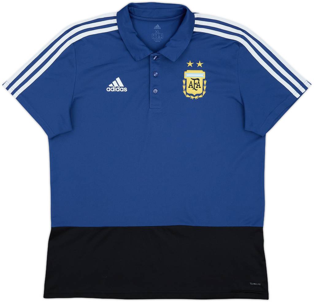 2018-19 Argentina adidas Polo Shirt - 8/10 - (XL)