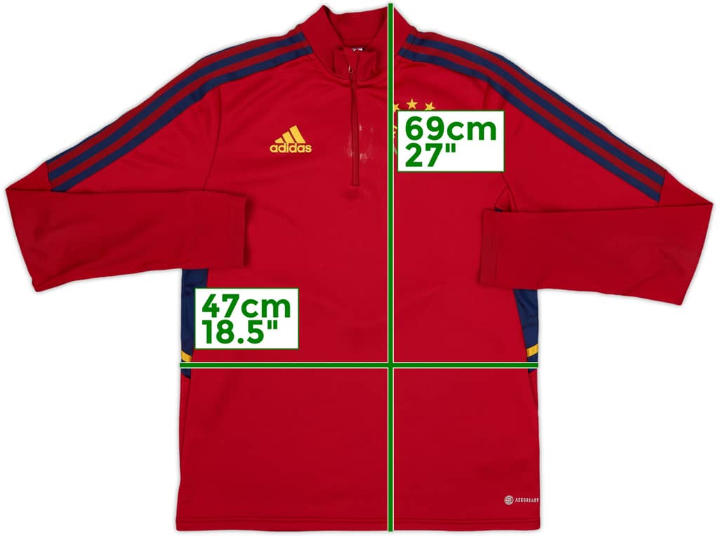 2022-23 Ajax adidas 1/4 Zip Drill Top - 5/10 - (XL.Boys)