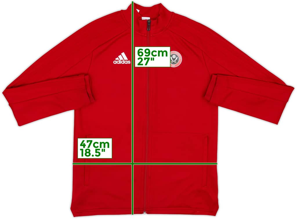 2018-19 Sheffield United adidas Track Jacket - 7/10 - (L.Boys)
