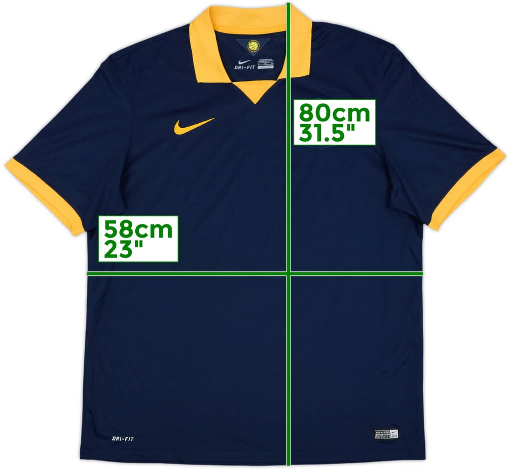 2014-16 Australia Away Shirt - 9/10 - (XL)