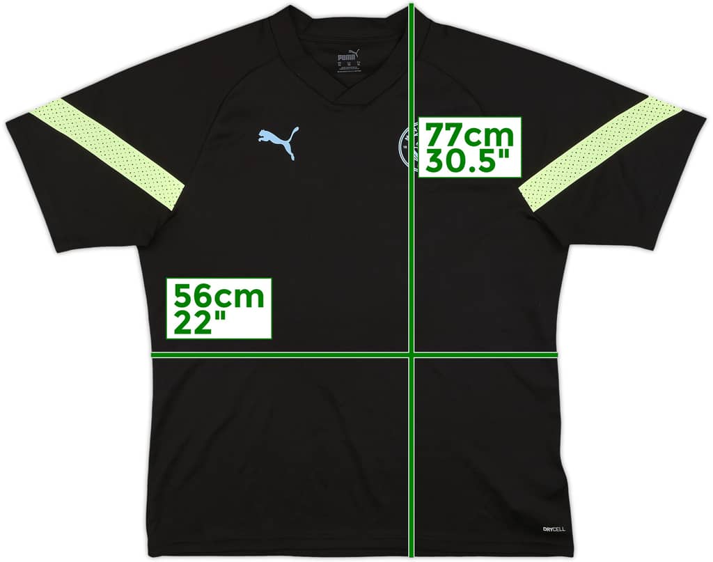 2022-23 Manchester City Puma Training Shirt - 9/10 - (XL)