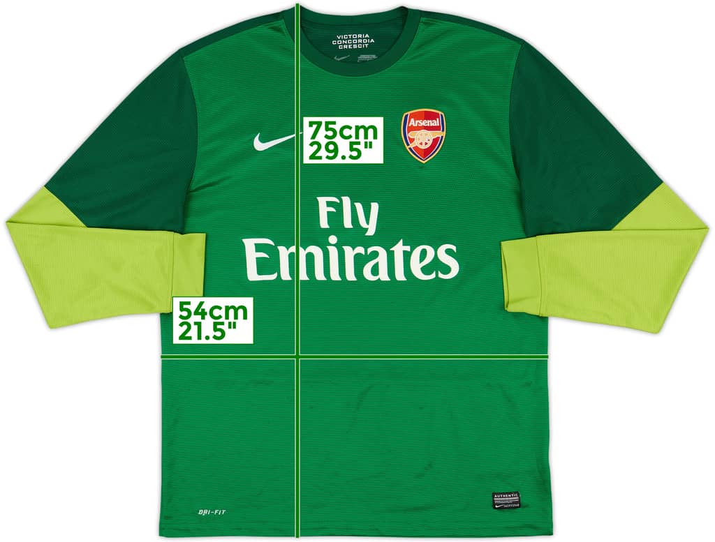 2012-13 Arsenal GK Shirt - 8/10 - (L)