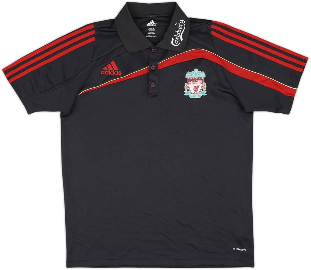 2009-10 Liverpool adidas Polo Shirt - 9/10 - (M)