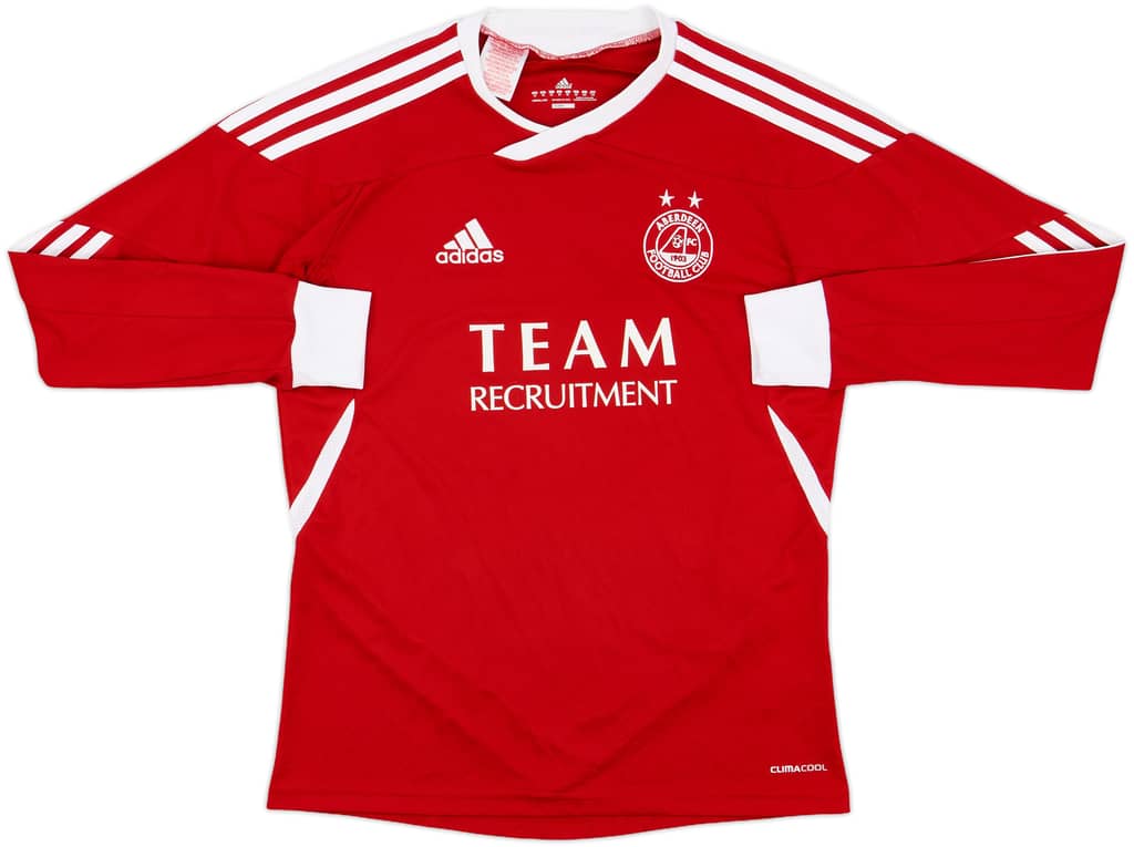 2011-12 Aberdeen Home L/S Shirt - 8/10 - (XS)