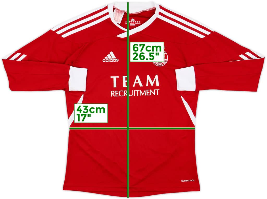 2011-12 Aberdeen Home L/S Shirt - 8/10 - (XS)