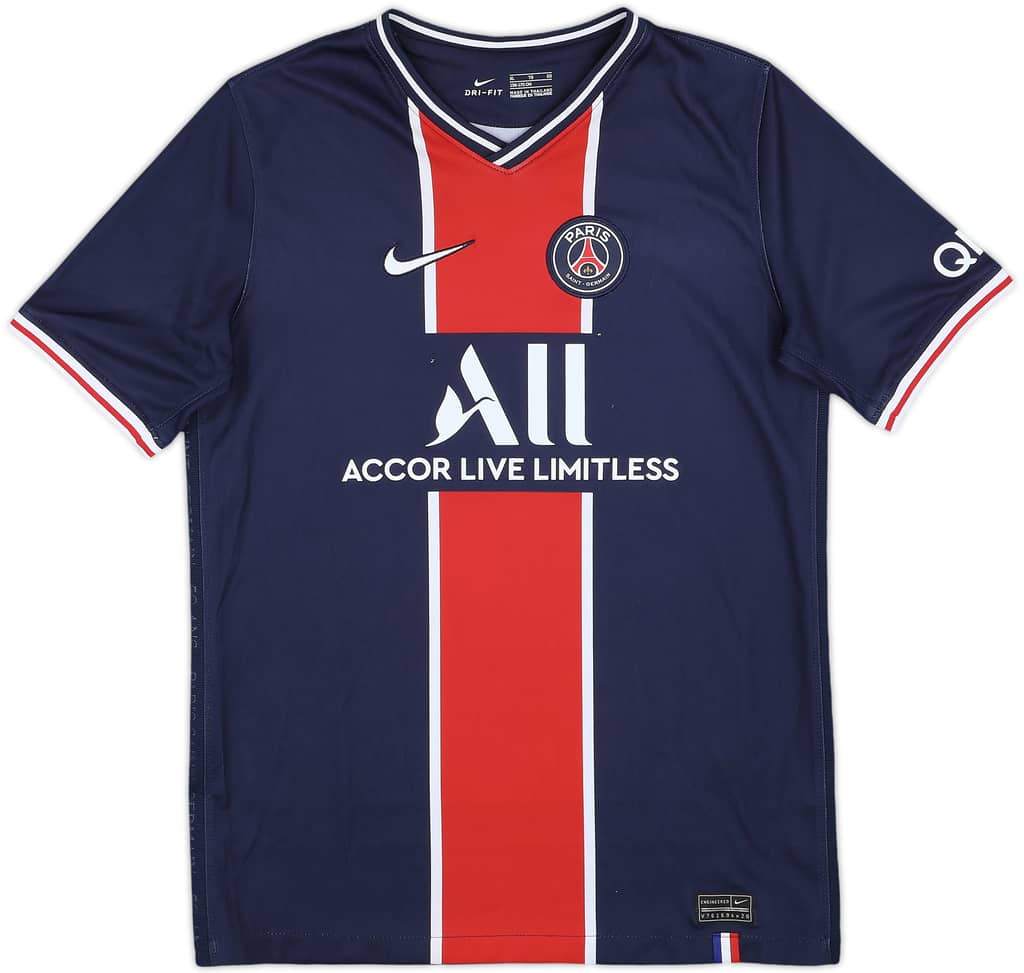 2020-21 Paris Saint-Germain Home Shirt - 9/10 - (XL.Boys)