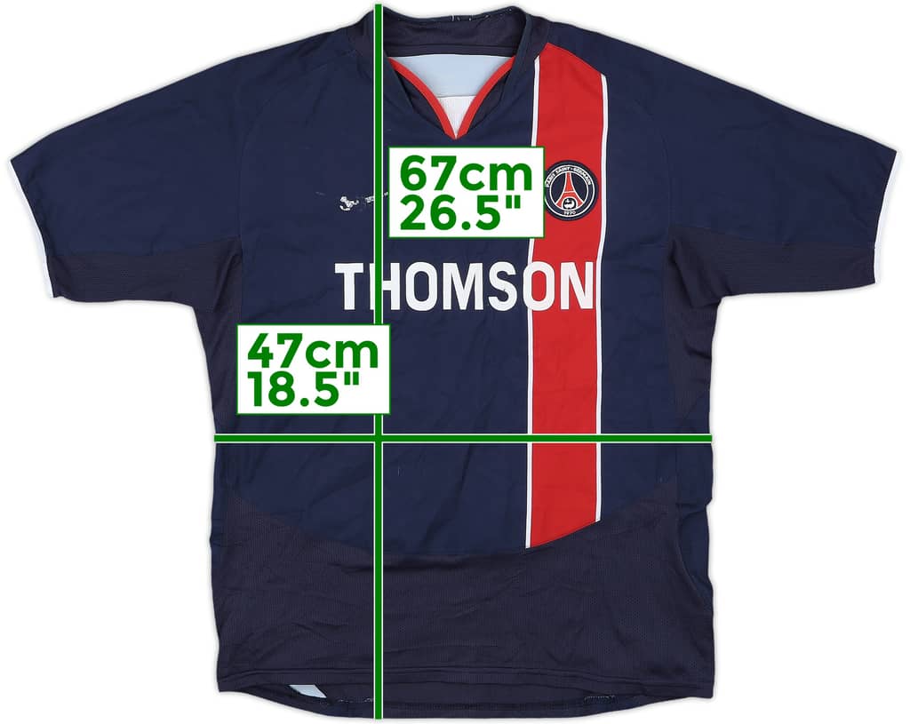 2003-04 Paris Saint-Germain Home Shirt - 4/10 - (L.Boys)