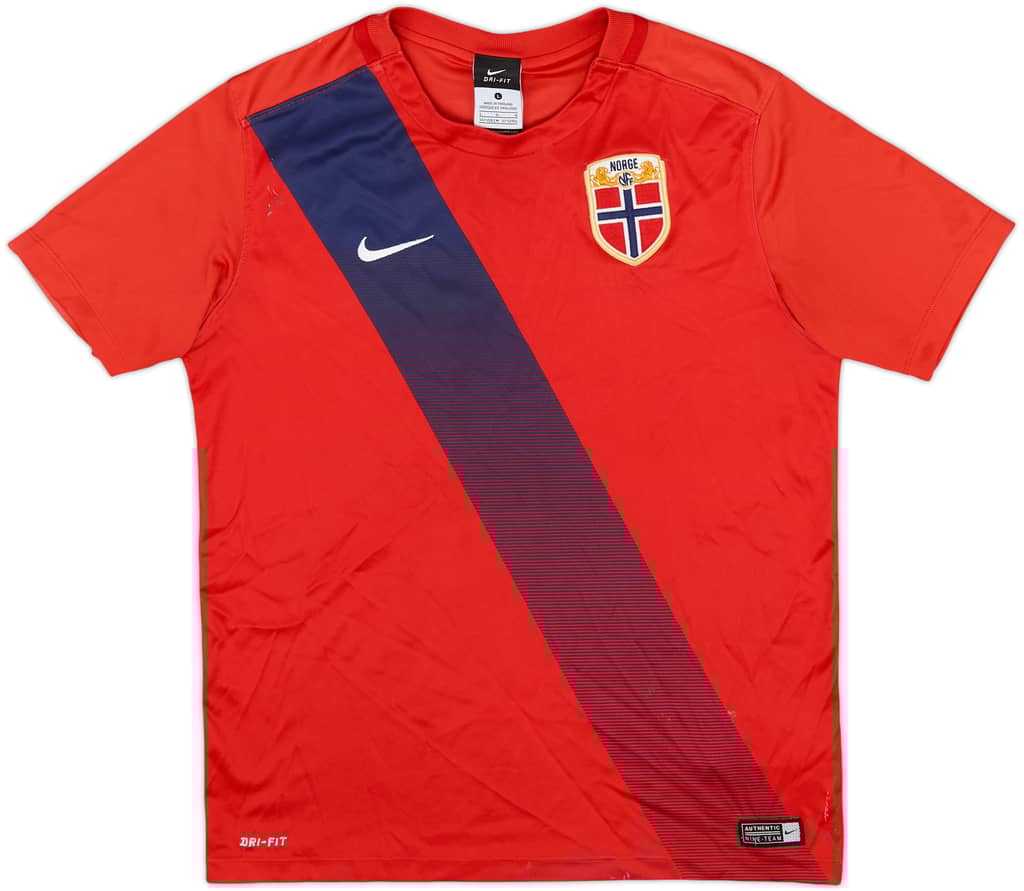 2015-16 Norway Home Shirt - 7/10 - (L.Boys)