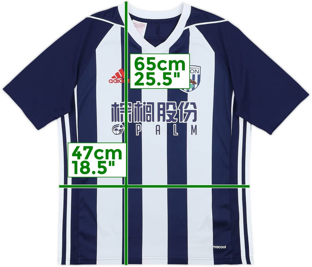 2017-18 West Brom Home Shirt - 9/10 - (L.Boys)