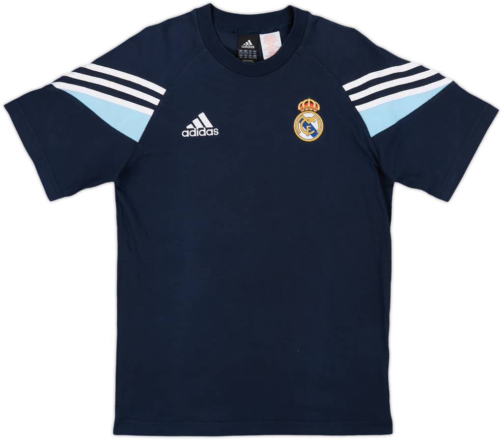 2003-04 Real Madrid adidas Cotton Tee - 8/10 - (XL.Boys)