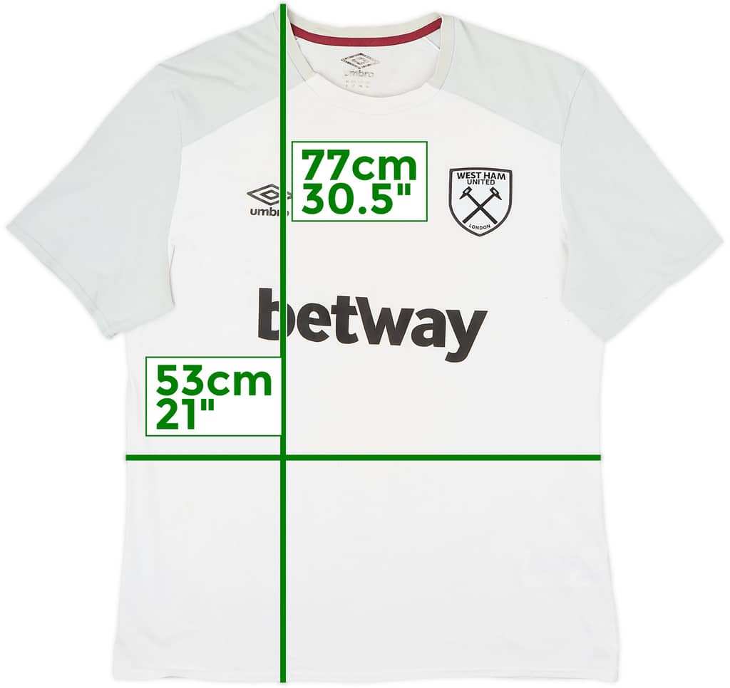 2022-23 West Ham Umbro Cotton Tee - 5/10 - (XL)