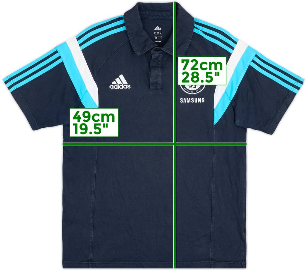 2014-15 Chelsea adidas Polo Shirt - 6/10 - (M)
