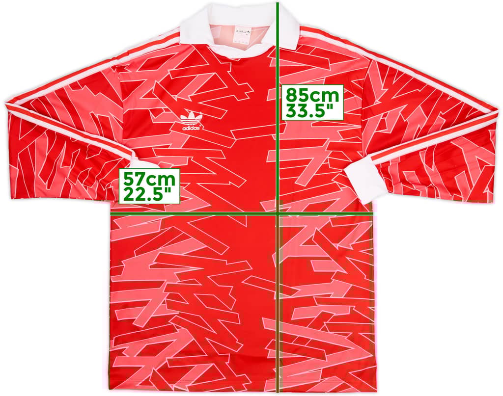 1990s adidas Template L/S Shirt - 9/10 - (XL)