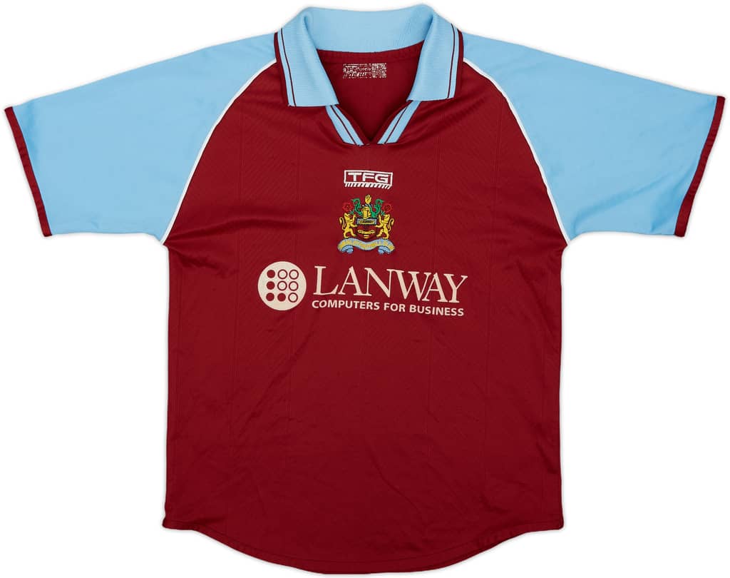 2002-03 Burnley Home Shirt - 9/10 - (XL.Boys)