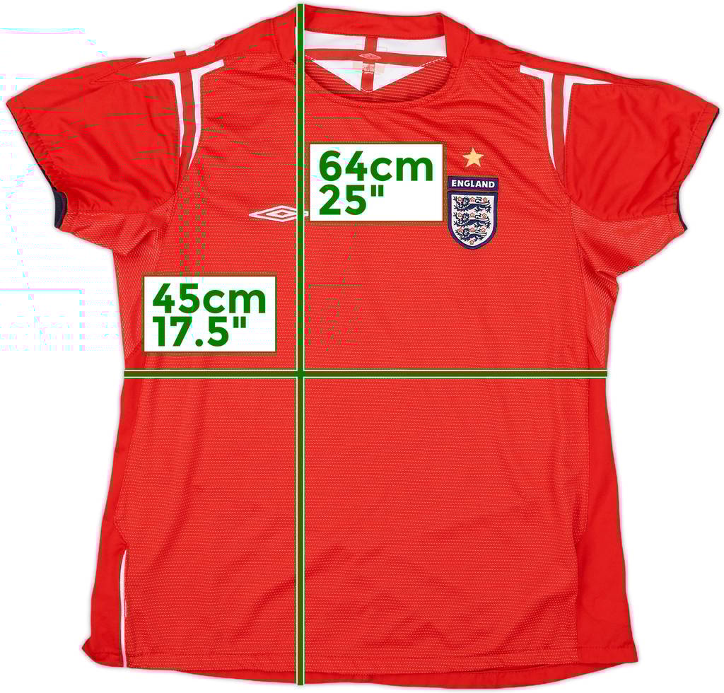 2004-06 England Away Shirt - 8/10 - (Women's M)