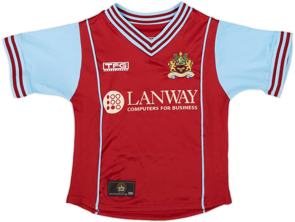 2003-04 Burnley Home Shirt - 7/10 - (S.Boys)