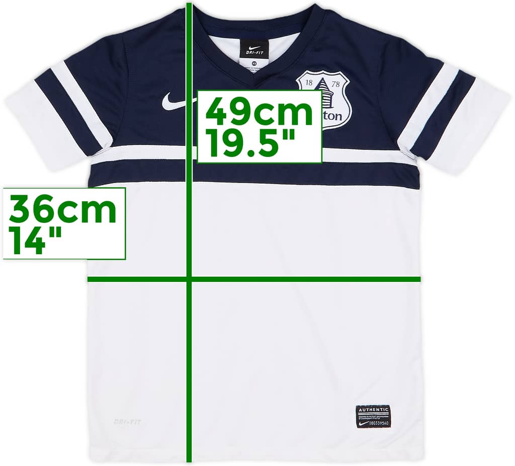2013-14 Everton Third Shirt - 7/10 - (7-8 Years)