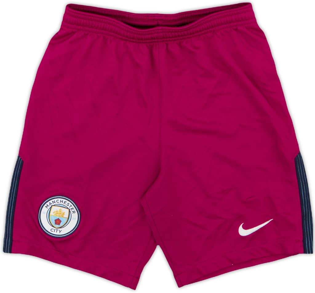 2017-18 Manchester City Away Shorts - 7/10 - (M.Boys)