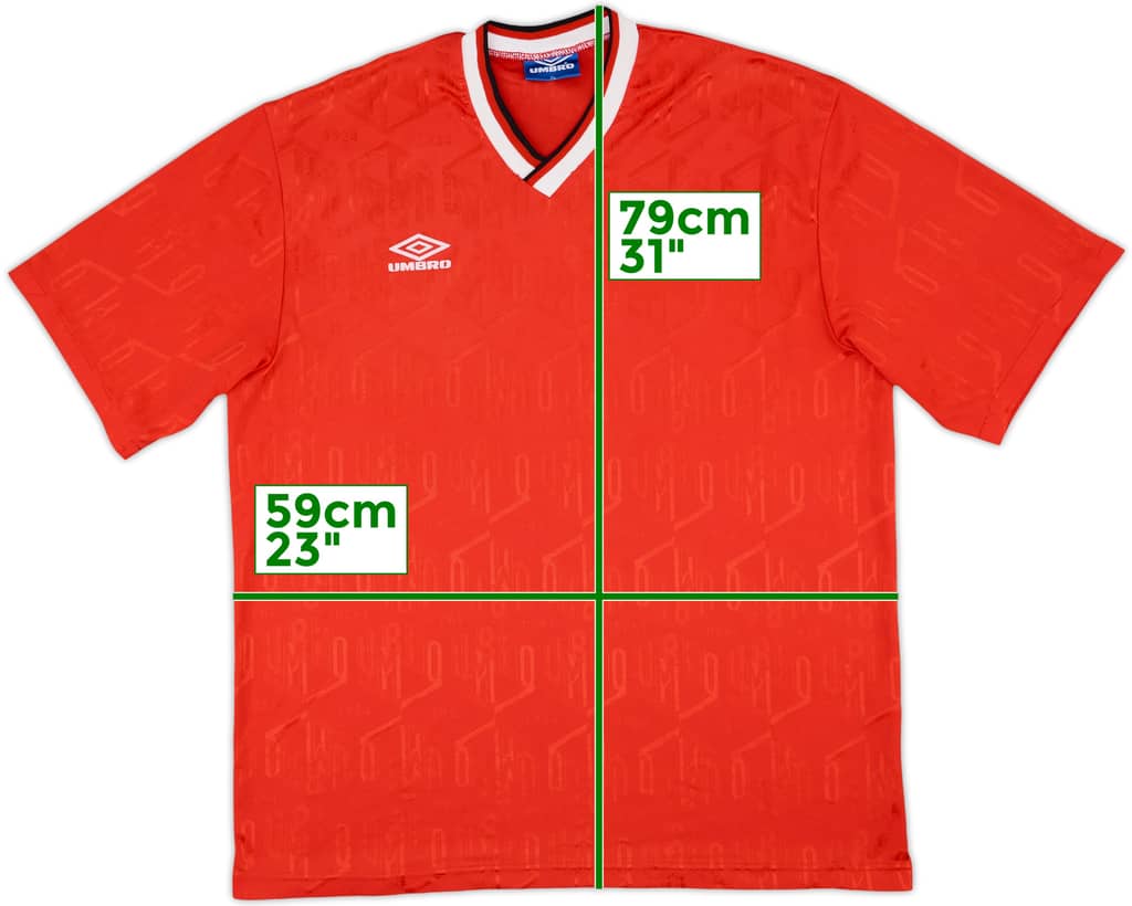 1990s Umbro Template Shirt - 8/10 - (XL)