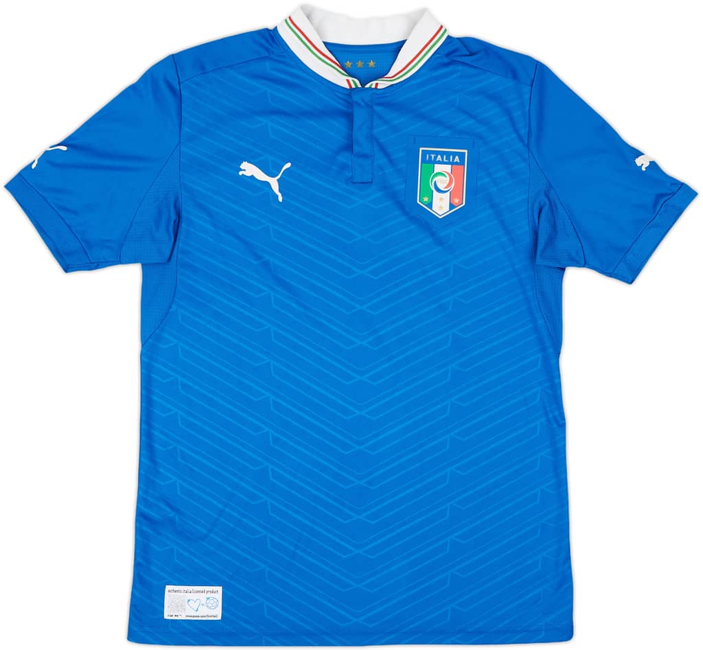 2012-13 Italy Home Shirt - 8/10 - (S)