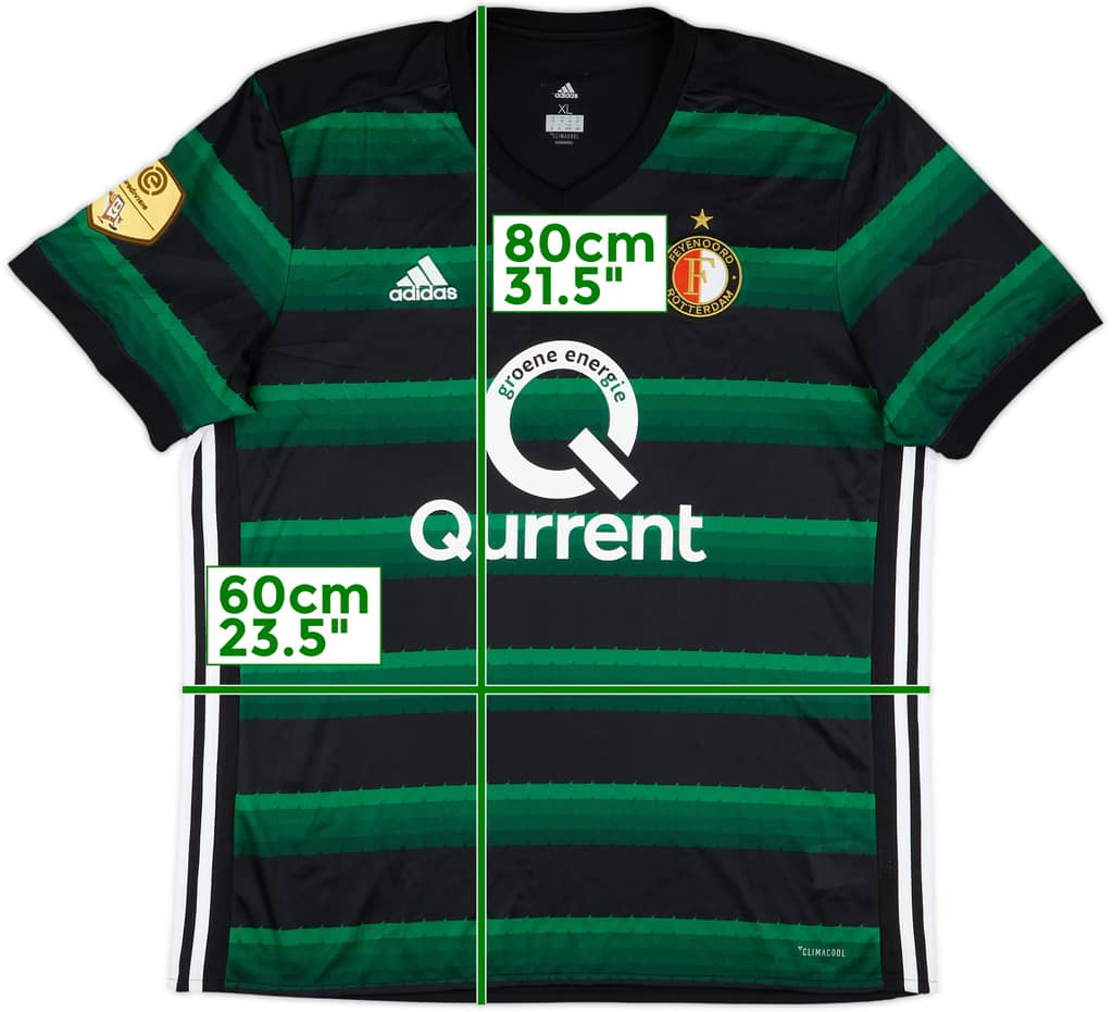 2017-18 Feyenoord Away Shirt - 8/10 - (XL)