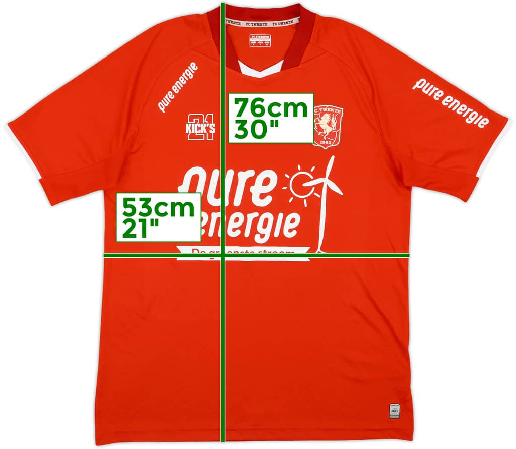 2019-20 FC Twente Home Shirt - 10/10 - (L)