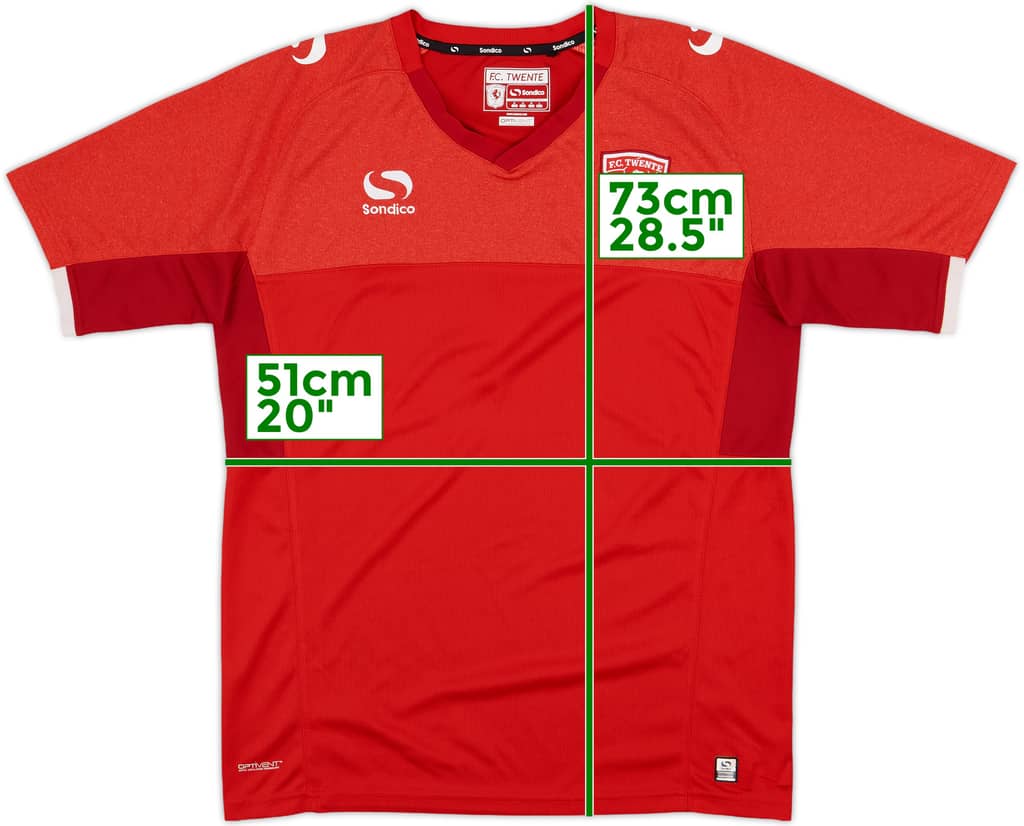 2017-18 FC Twente Sondico Training Shirt - 10/10 - (M)