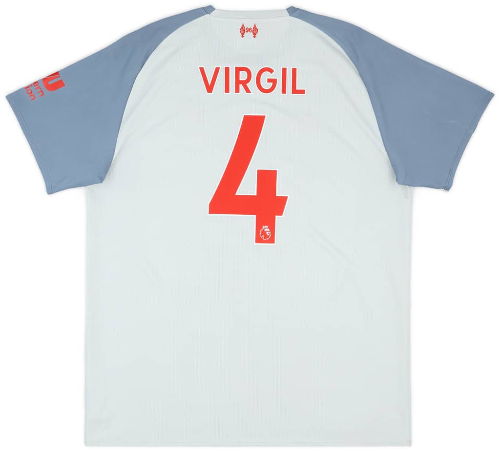 2018-19 Liverpool Third Shirt Virgil #4 - 8/10 - (S)