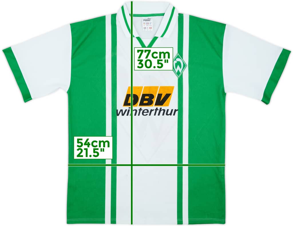 1996-97 Werder Bremen Home Shirt - 7/10 - (M)