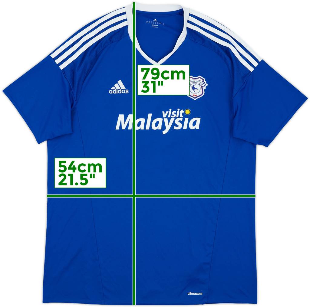 2016-17 Cardiff Home Shirt - 9/10 - (XL)