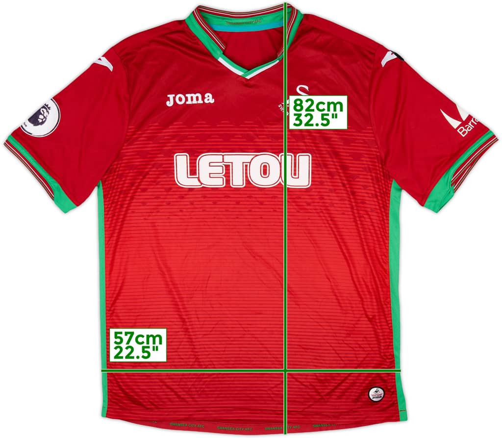 2017-18 Swansea Away Shirt - 8/10 - (XL)