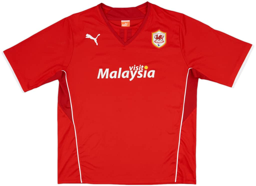 2013-14 Cardiff Home Shirt - 6/10 - (XL)