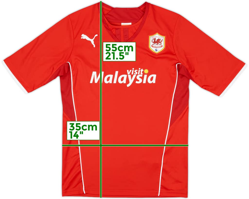 2013-14 Cardiff Home Shirt - 6/10 - (S)